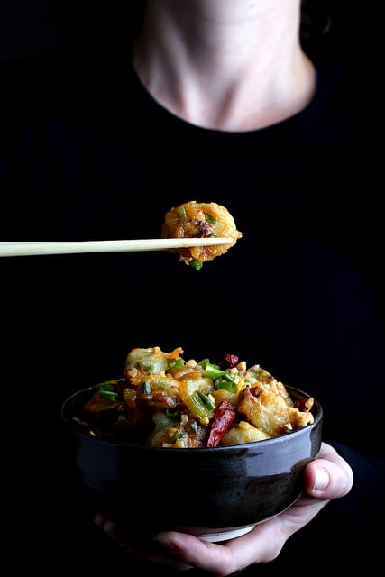 Crispy Kung Pao Brussels Sprouts