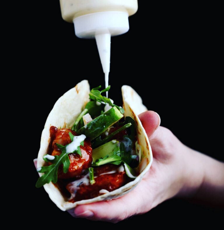 A Koreatown taco inspired by Veggie Grill.