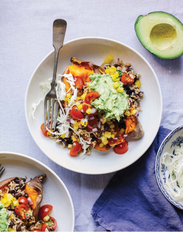Burrito Stuffed Sweet Potatoes