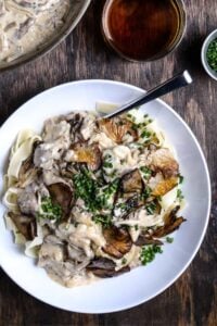 Vegan Mushroom Stroganoff