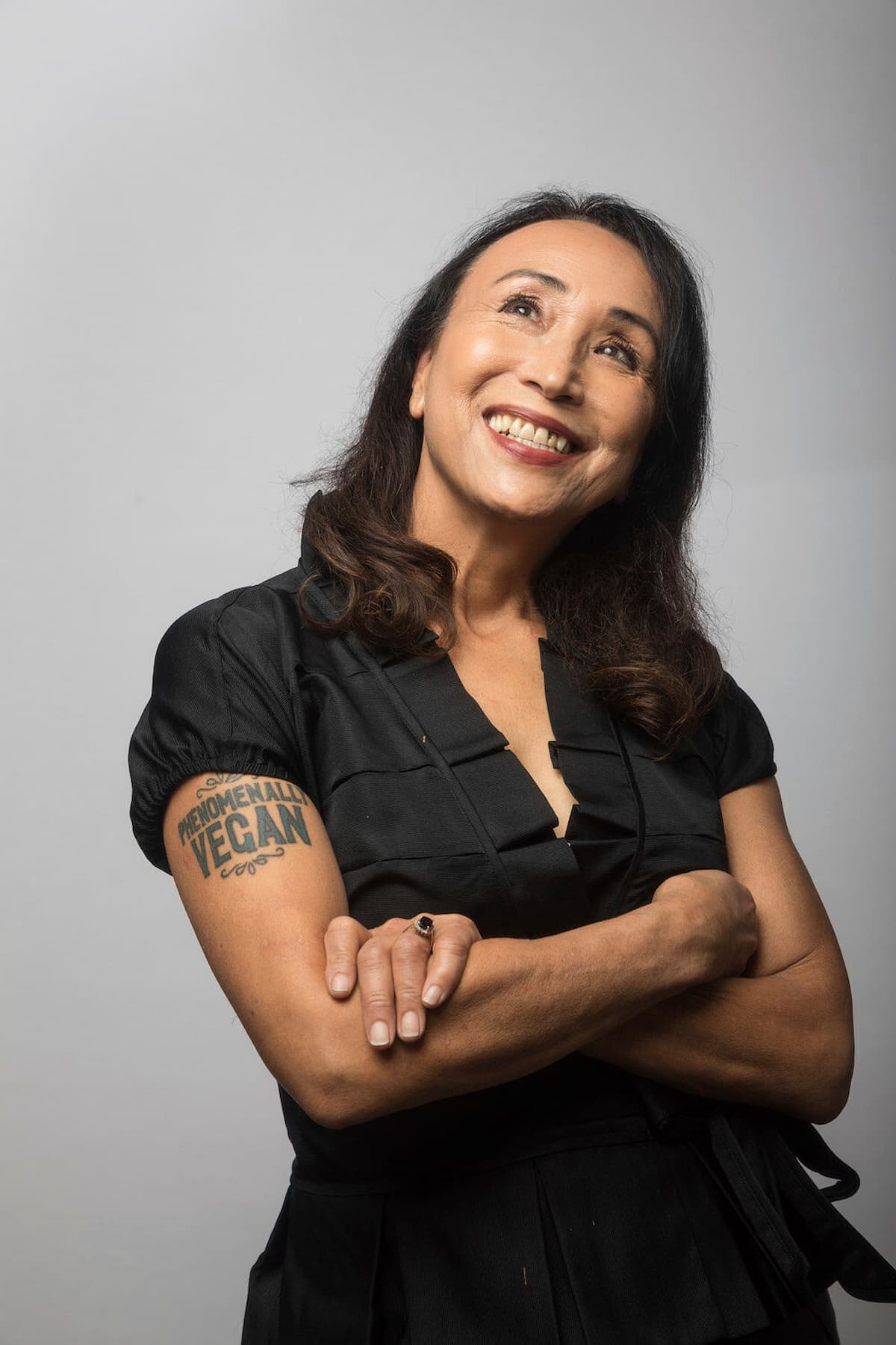 A photo of Miyoko Schinner, vegan cheesemaker and author of The Vegan Creamery.